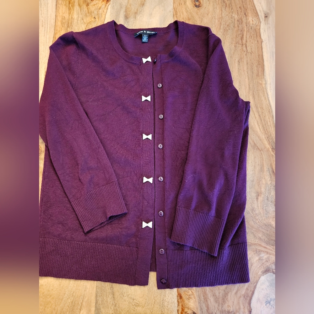 Burgundy vest